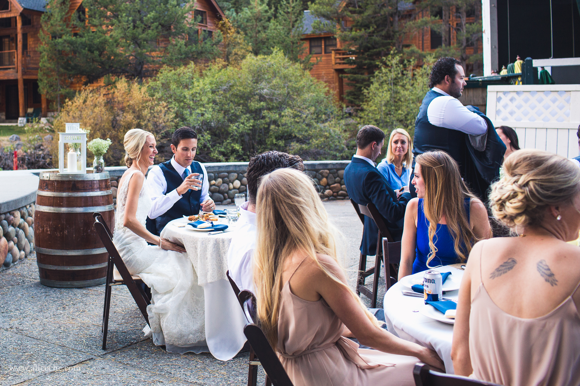 lake-tahoe-wedding-beautiful-reception-laughing-bride