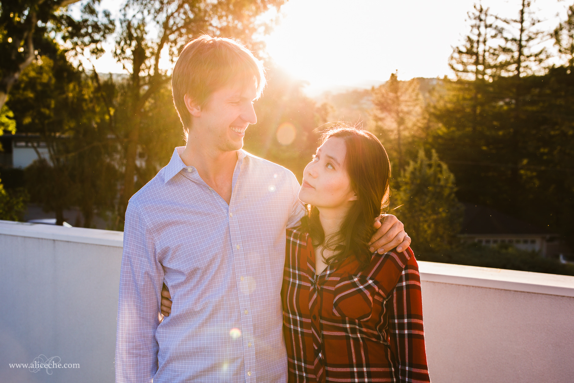 Redwood City In Home Engagement Session with Dogs 