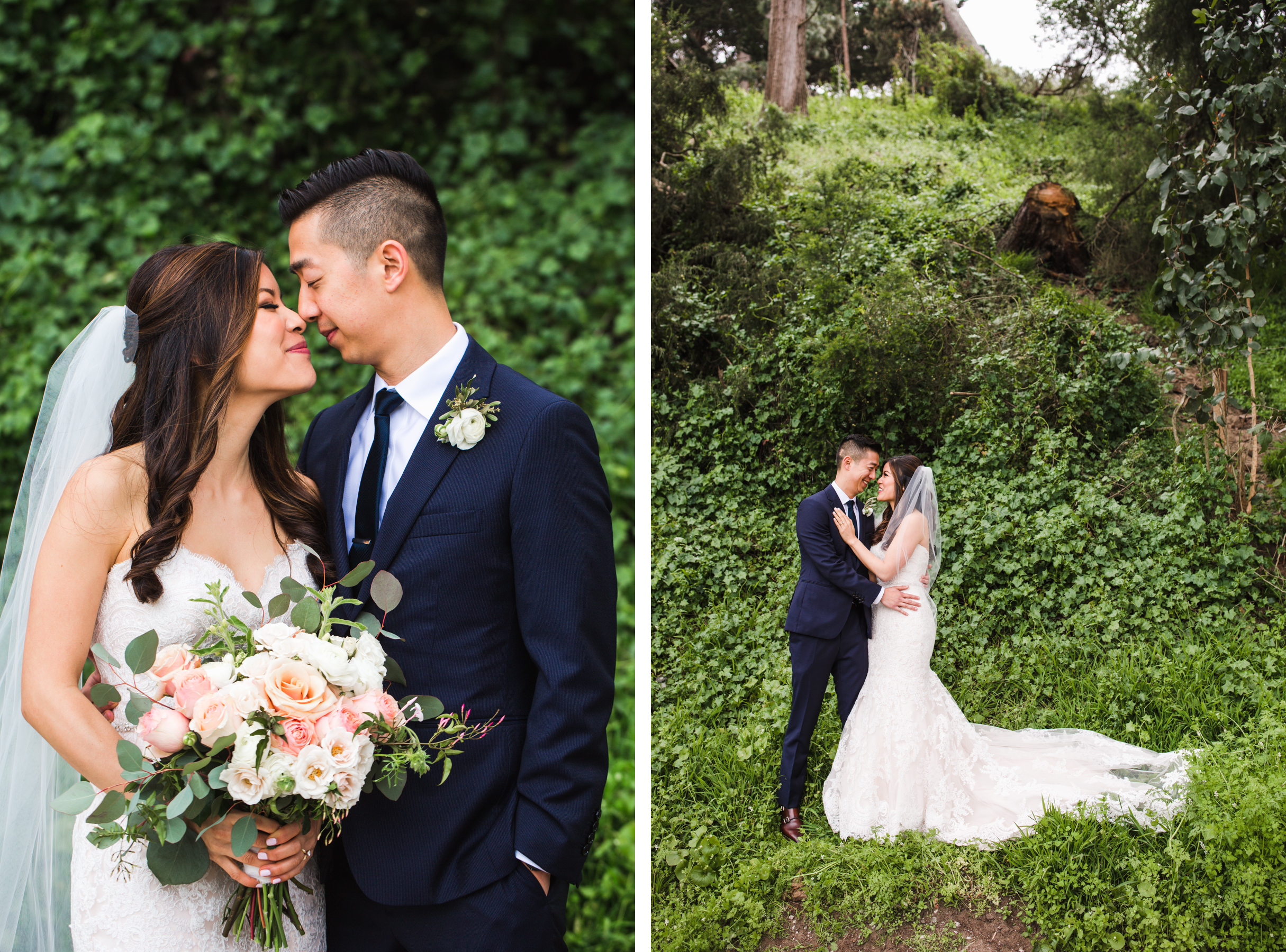 Bride and Groom portraits in Golden Gate Park