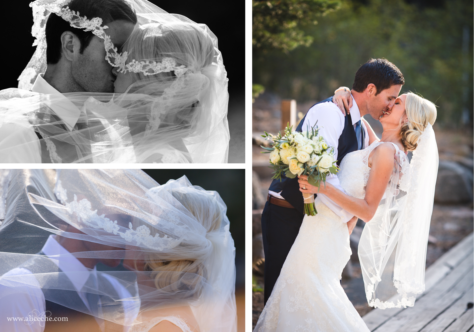 lake-tahoe-wedding-bride-groom-bridal-portraits-veil-wind-dip-kiss