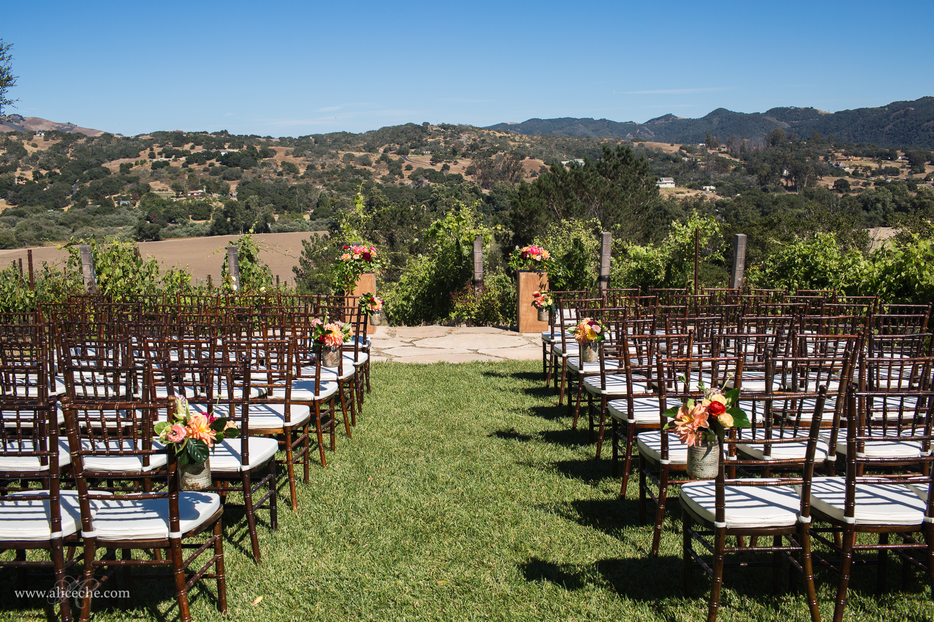 The Casitas Estate San Luis Obispo Wedding Venue Vineyard Ceremony