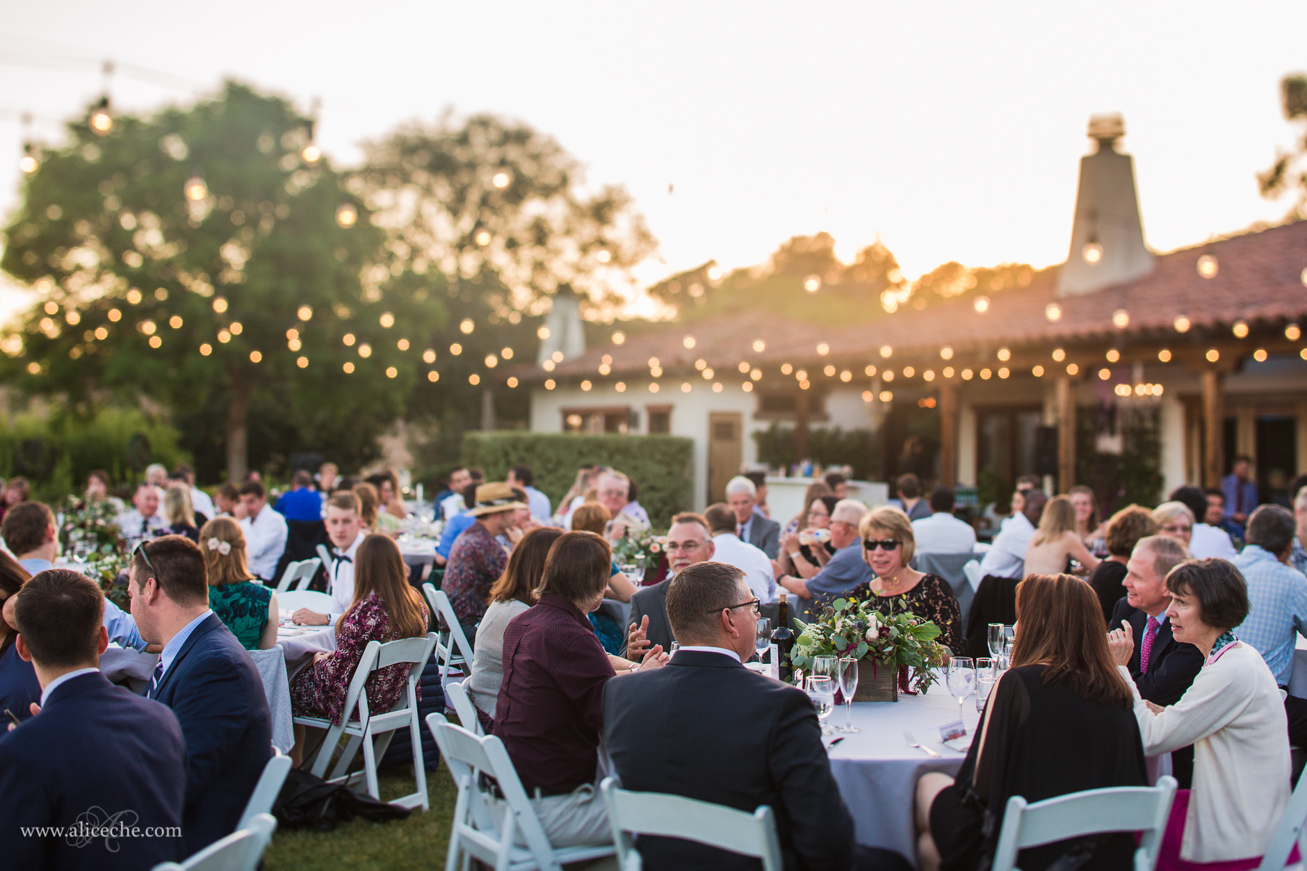 Wedding Reception on Infinity Lawn in San Luis Obispo